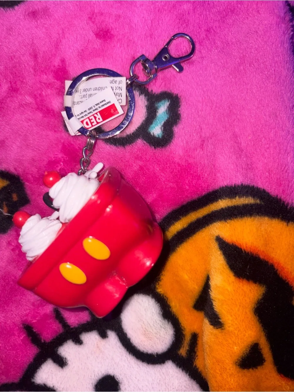 Disney Parks Kitchen Sink Ice cream Sundae Novelty Keychain Bag Charm